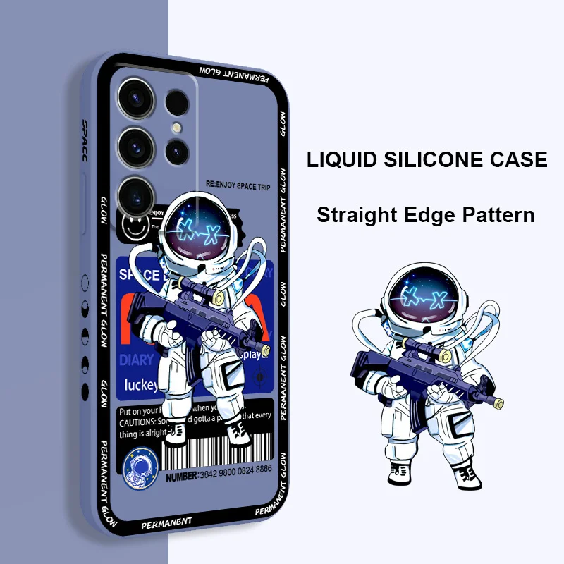 Astronaut Warrior Protective Phone Case Cover