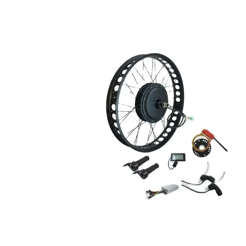 Moteur De Vélo électrique 72V 3000W-5000W Pour Roue Arrière Fat Bike Neige 20-26in