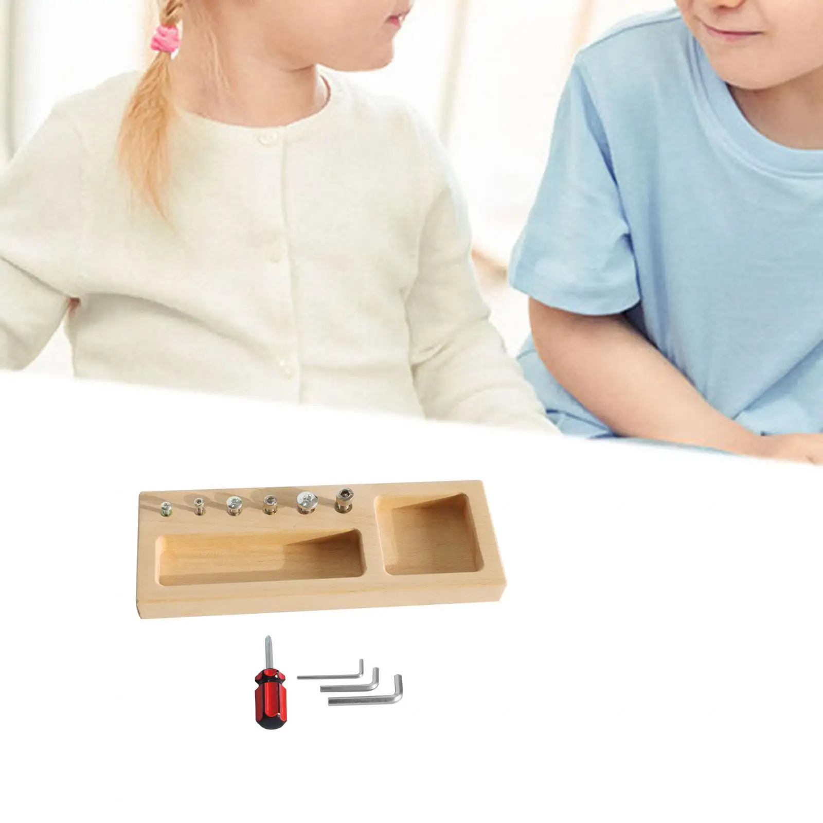

Screwdriver Board Set for Kids for Toddlers Children from 3 Years Preschool