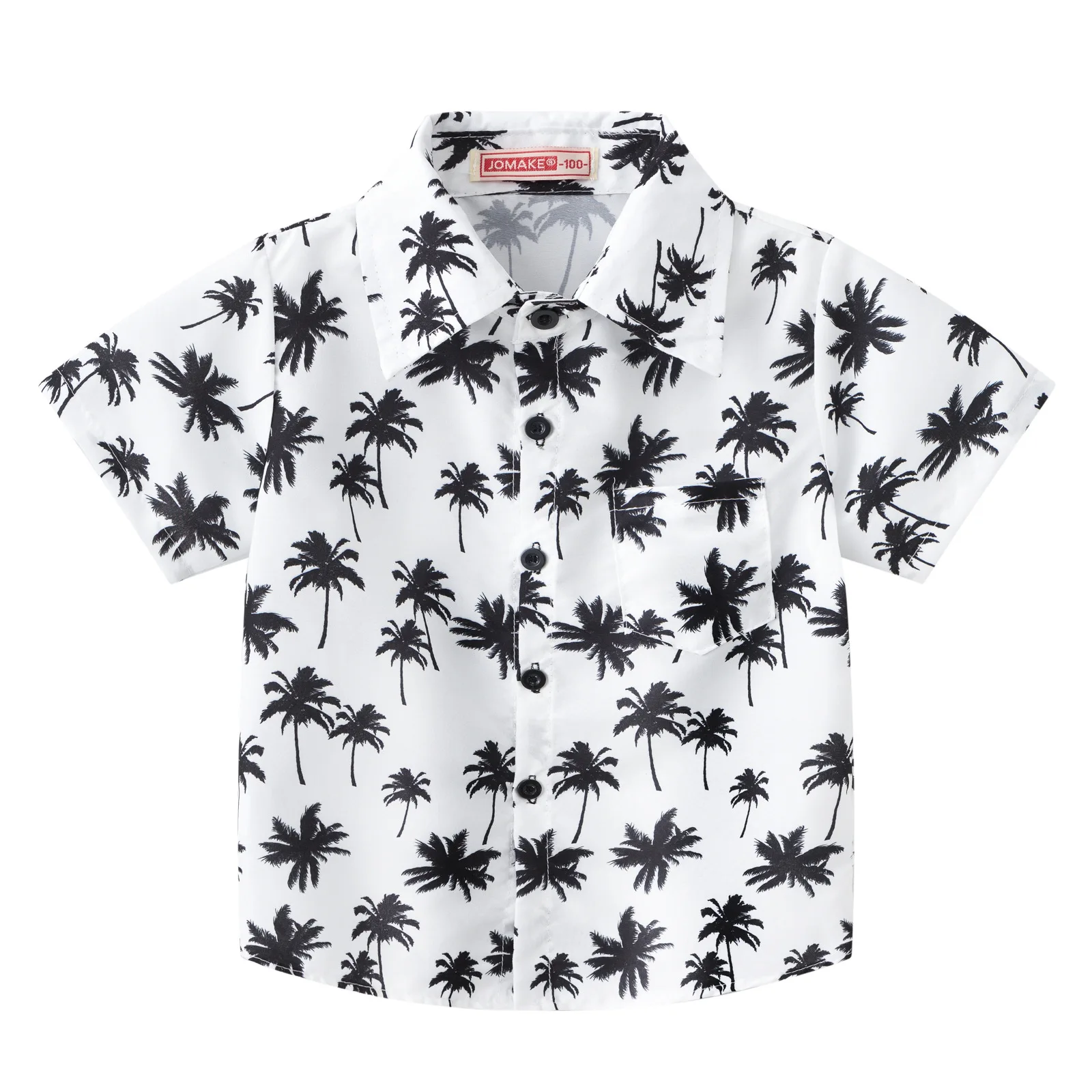 1-6 Years Baby Boys Shirt Summer Cotton Fashion Prints Thin Style Spring Baby Coat Birthday Gift New Children Clothing