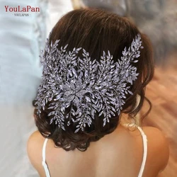 YouLaPan HP420 Bridal Headband Rhinestone Headpiece for Party Wedding Hair Accessories Jewelry Princess Tiara Bride Headdress