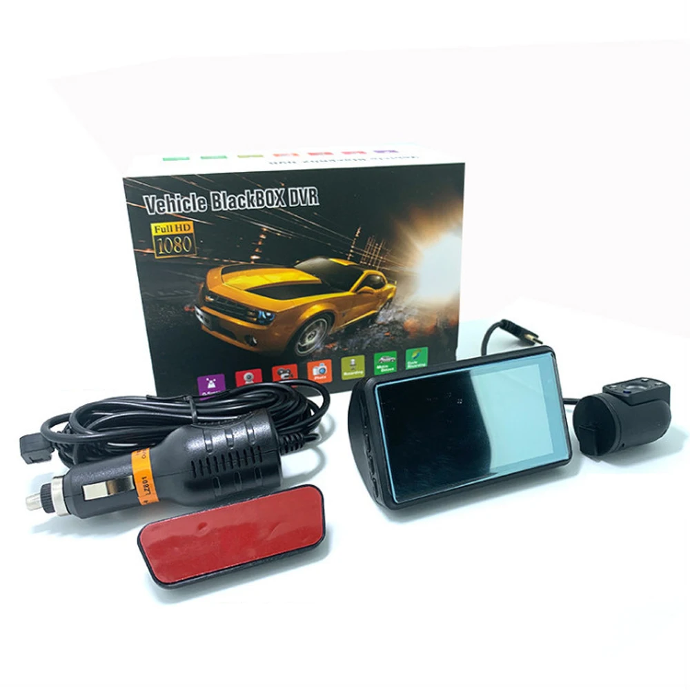 FHD Car DVR Camera Dash Cam Dual Record Hidden Video Recorder Dash Camera 1080P Night Vision Parking Monitoring G-sensor DashCam dash cam,car dvr monitor