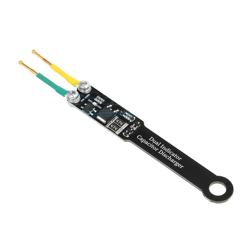1Pcs 1000V 5000UF Capacitor Discharge Pen Switch Power Supply Repair Discharge Protection Tool With Dual LED 5