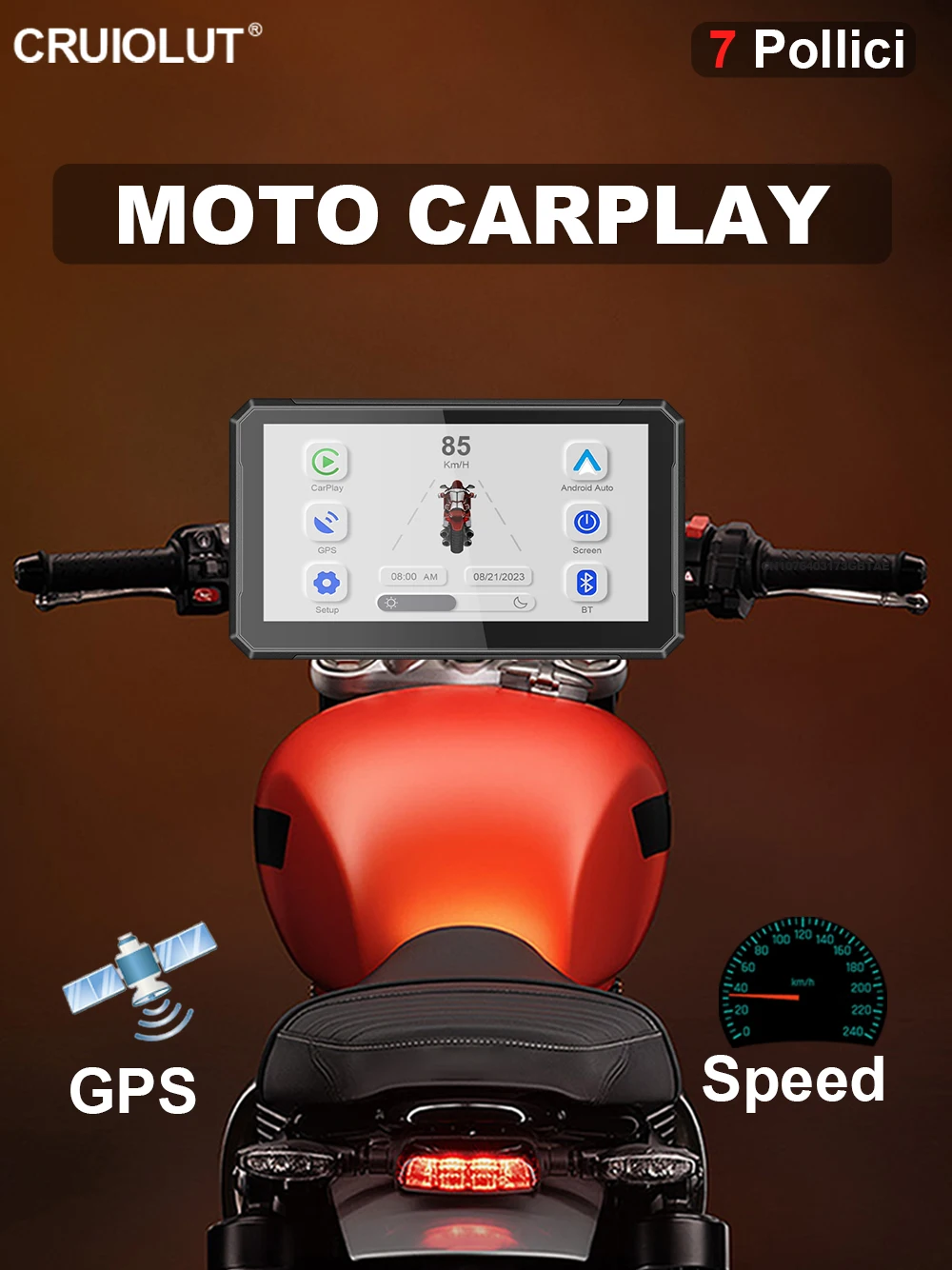 7InchWirelessCarPlayMotorcycleMotoGPSNavigatorNavigation