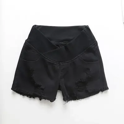Pregnant Women's Shorts Summer Wear Low-waisted Denim Shorts Summer Wear Spring Loose Pants For Pregnant Women Clothes maternity shorts