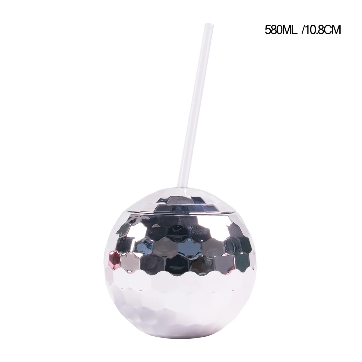 600ml Unique Disco Ball Cups Cowboy Disco Ball Cup With Straws Cocktail Cup  Bh