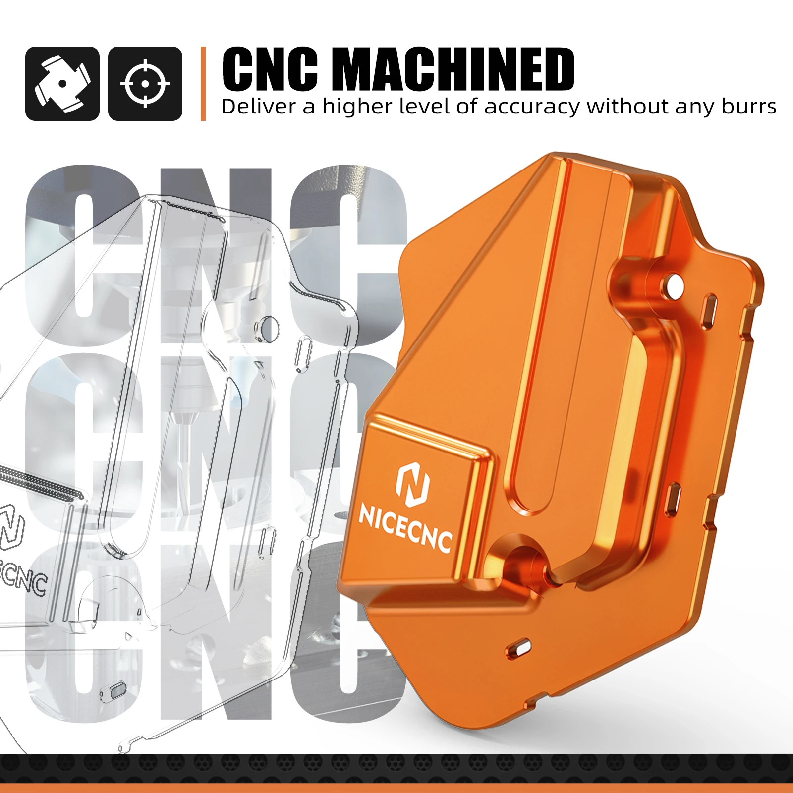 NICECNC Für 2024 KTM EXC 300 XCW 250 300 SX 125 250 300 XC Husqvarna TE300 TE250 TC125 TC250 TX300 2023 Linke Power Ventil Abdeckung – Detail 13