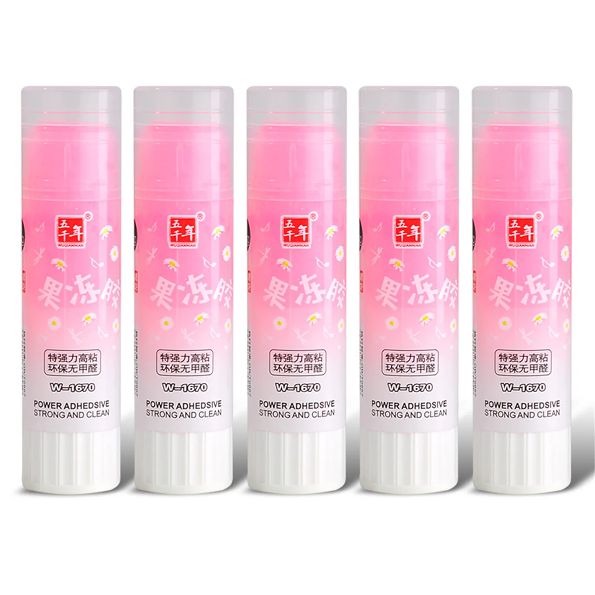 WQNSchool 용품 15g 젤리 스틱 Kawaii 학교 바 편지지 스타킹에 접착제 강한 접착제 유용한 미적 용품 포스터