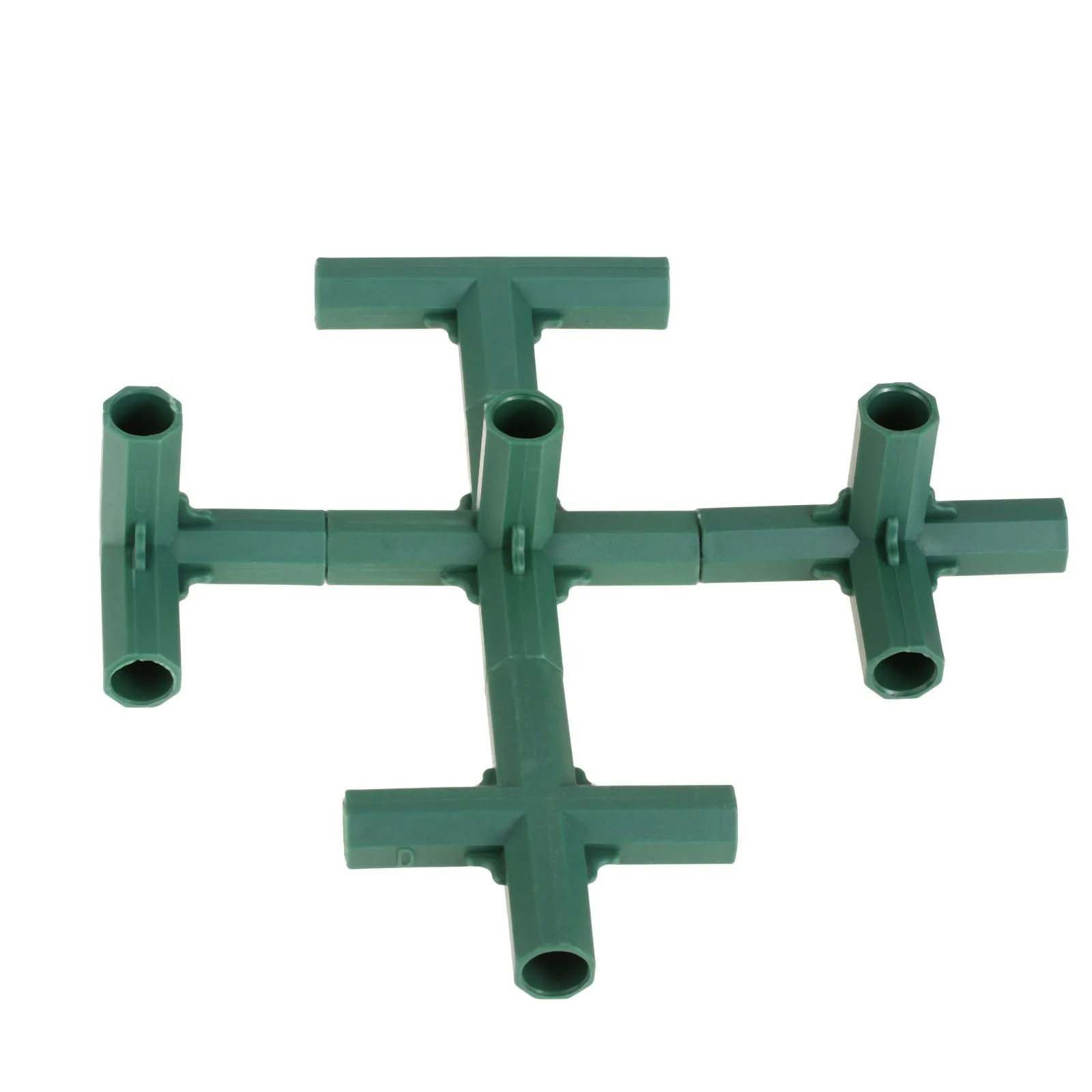 1Pc Green 5 Types 16mm Greenhouse Frame Connector Plastic Stable Support Heavy Duty Frame Building Connector Home Garden Tools