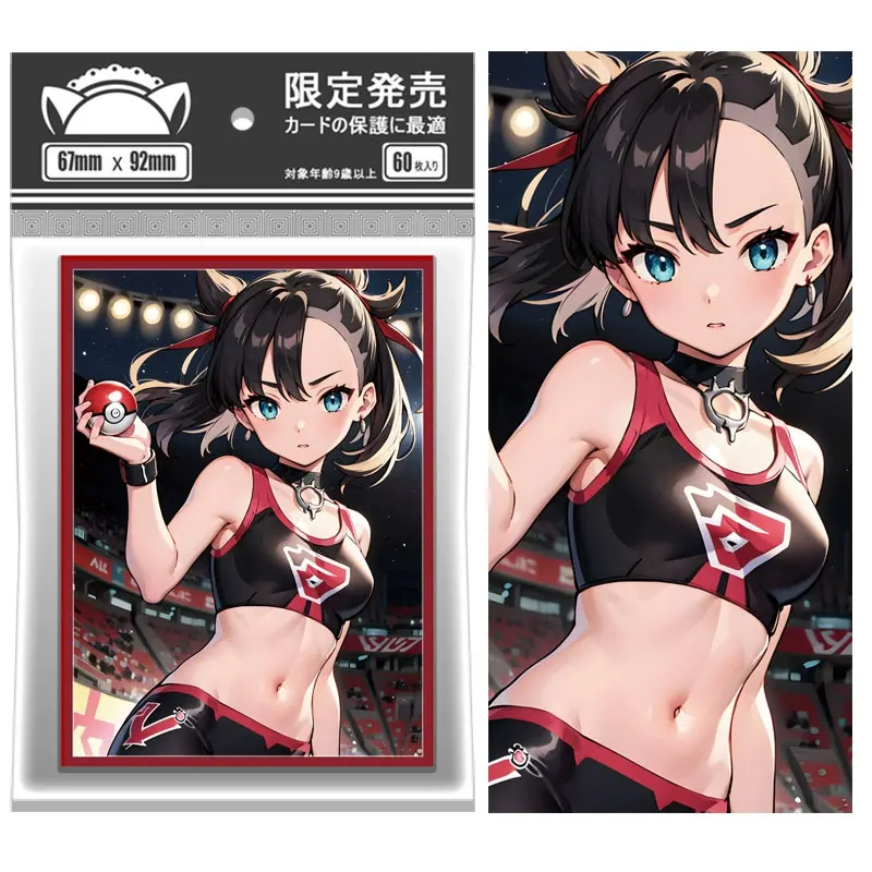 

60PCS 67x92mm Anime Card Sleeves Illustration Outer Protector Shield Card Cover for PKM PTCG MTG TCG Board Games Trading Cards