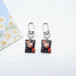 Set of 2 Adorable Snack-Themed Keychain Accessories (12)