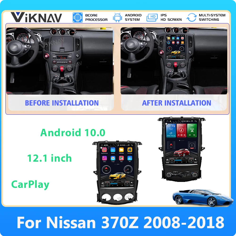 Car Radio 8 Core For Nissan 370Z 2008 2018 Android 10 Autoaudio
