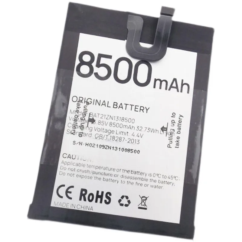 

100% Оригинальный аккумулятор для BAT21ZN1318500 аккумулятор 8500 мАч для DOOGEE S97 Pro мобильный телефон