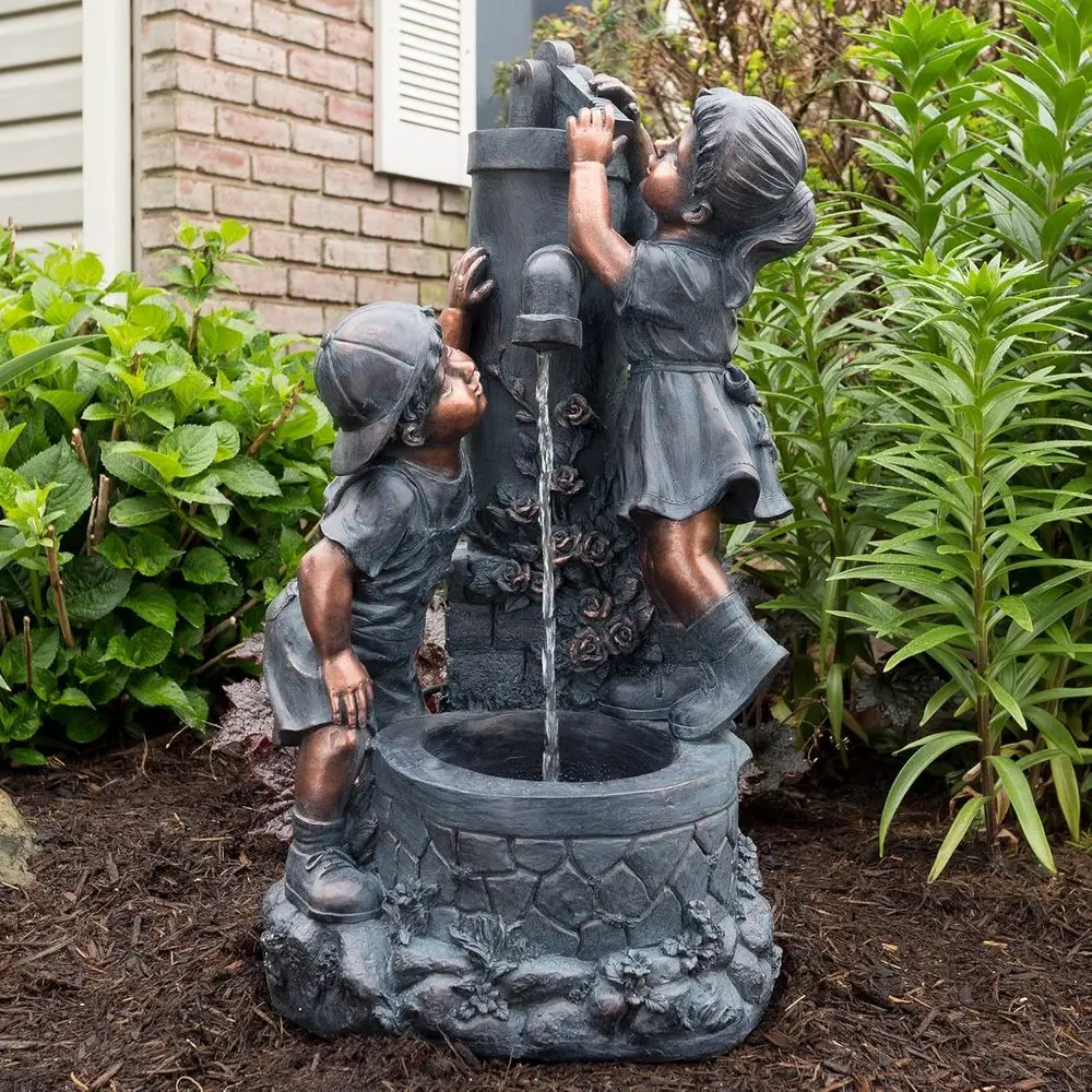 Antique Bronze Garden Water Fountain 1