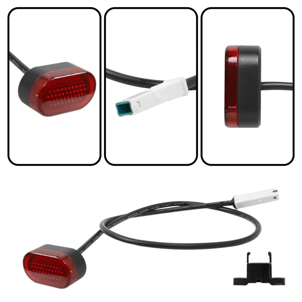 

Red Tail Light Brake Lamp For Ninebot-MAX G30 Electric Scooter LED Rear Lamps Anti corrosion Plastic Black Taillight