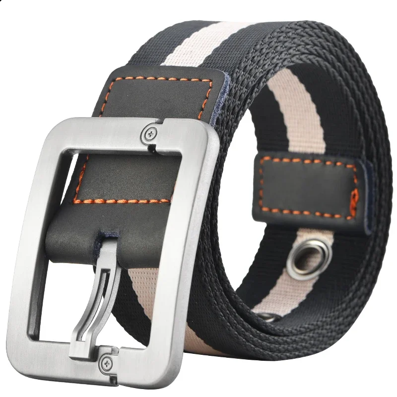 Nadel schnalle Leinwand Gürtel Männer lässig koreanischen gewebten Gürtel Student Jugend verlängerte Jeans Gürtel Outdoor-Gürtel – Detail 10