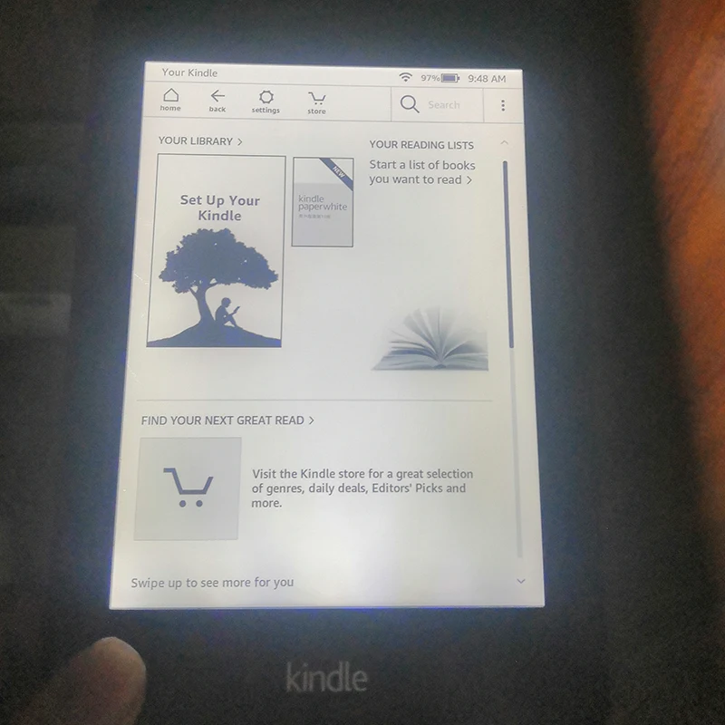 With Backlight Built-in Light 6 inch Ink Touch Screen E-ink Ebook Kindle Paperwhite 1th 6th Multinational Language E-Book Reader images - 6