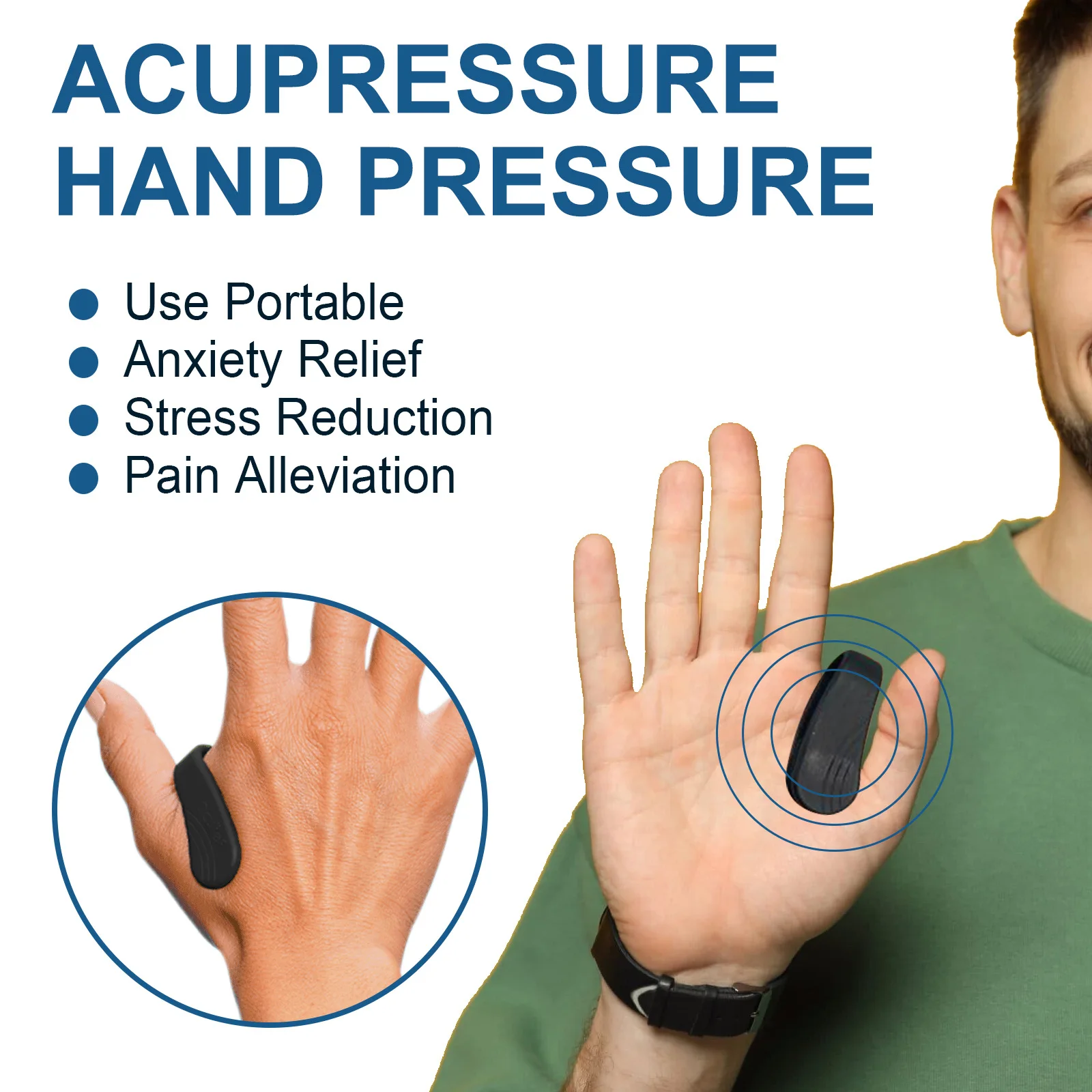 Tiger Point Massage Clip Slimming Headache Migraine Treatment Fatigue Weight Loss Promote Blood Circulation Relief Stress Clip