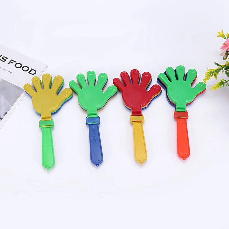 Top-Cheerleading Cheering Clapping Props Plastic Clapping Props Hands (Random Colors)