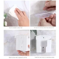 Climatiseur à distance universel blanc étagère murale boîte de rangement télécommande support support boîte de rangement organisateurs de cuisine 6