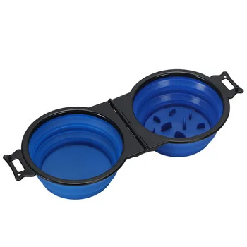 Foldable Dual Pet Bowl 8
