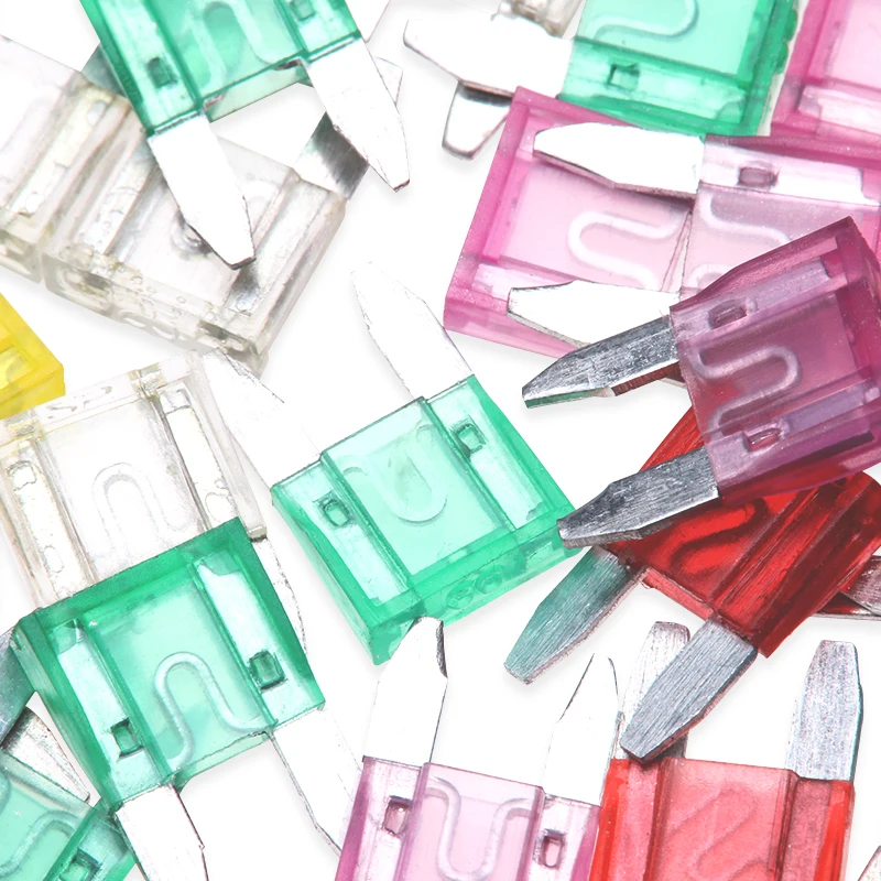 Car Auto Small and Medium Blade Fuse Motorcycle Boat Truck Automotive Blade Fuse Assortment Set 50/80/180pcs 5/10/15/20/30A