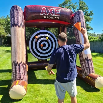 Interactive Competition Inflatable Axe Throwing Games 1