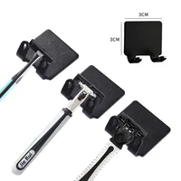 2/3PCS Punch Free Shaving Razor Holder Men Shaving Shaver Storage Hook Wall Shelf Bathroom Razor Rack Wall Kitchen Accessories 2