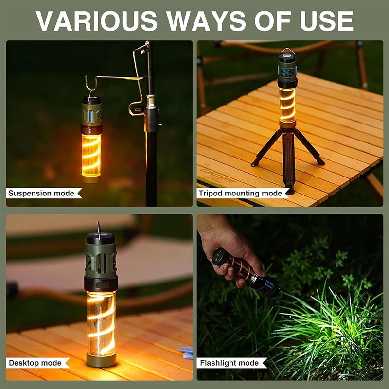 3000mAh Rechargeable Mosquito Repellent Camping Light Magnetic Mosquito Killler Lamp Repeller Pads Outdoor Tent Fishing Travel
