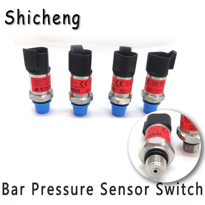 

Excavator Repair Replacement Parts 31Q4-40820 063G1735 100 Bar Pressure Sensor Switch For R210-5 R210-7 R210-9