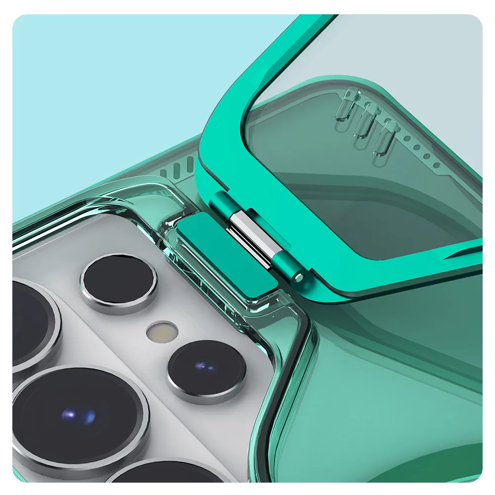 Eco-Friendly Clear Protective Phone Case with Stand