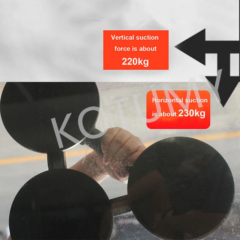 Air Pump Vacuum Suction Cup Sucker 150-230kg Heavy-Duty Hand-Held Lifter For Moving Wooden Board Ceramic Tile Glass