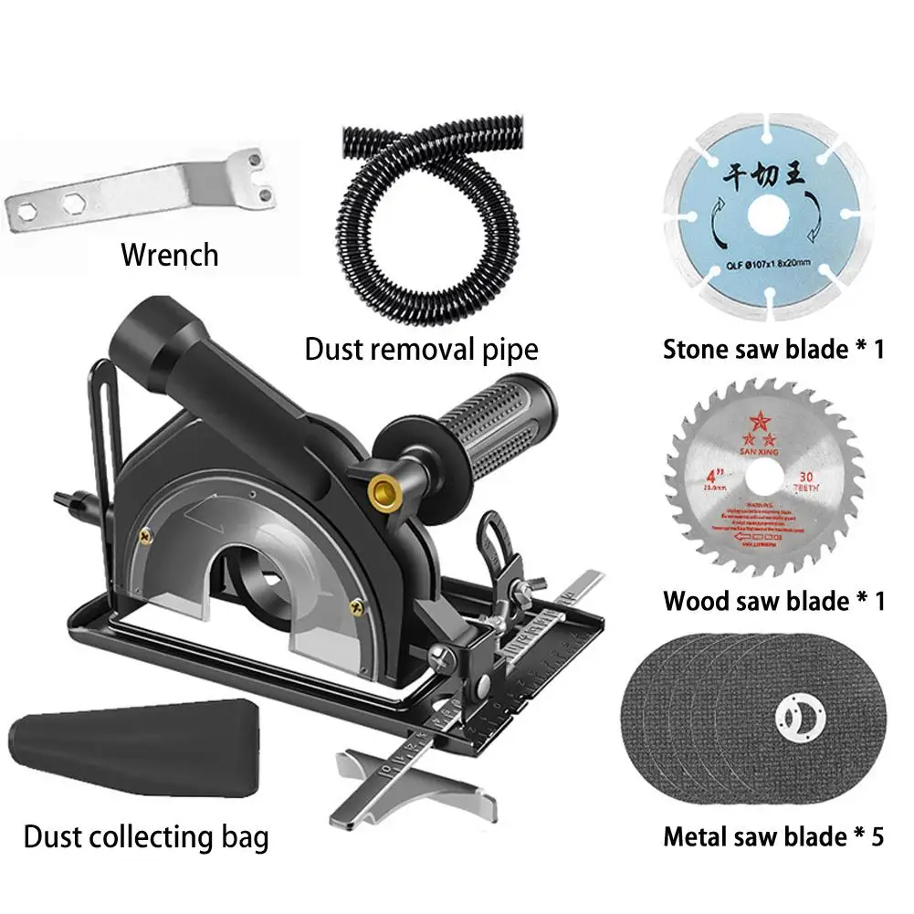Angle Grinder Electric Angle Grinder Angle Grinder Bracket Electric Grinder Hand Angle Grinder Converter To Cutter Cutting Machine Angle Grinder Bracket Refit Electric Chain Saw Circular Saw Bracket Base