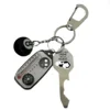Original Compass Metal Keychain Pendant New Mountaineering Buckle Advanced Multi Functional Waist Accessory Decoration 5