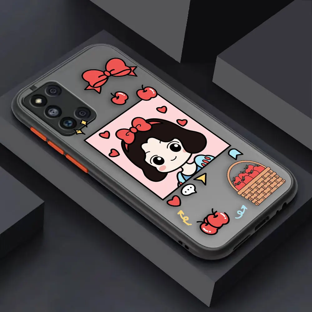thumbnail image 1 of Funda mate para Samsung Galaxy M62 M53 M52 M51 M33 M32 M31 M30S M23 5G J8 J7 J6 J5 Funda Capa Shell dibujos animados Anime Blancanieves, 1 of 5