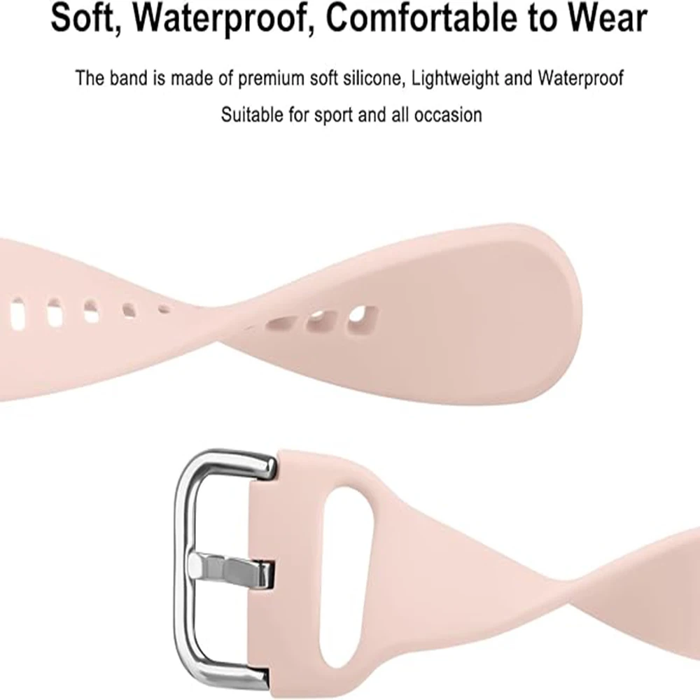 Silicone Sport Watch Strap - Premium 20mm Replacement Band