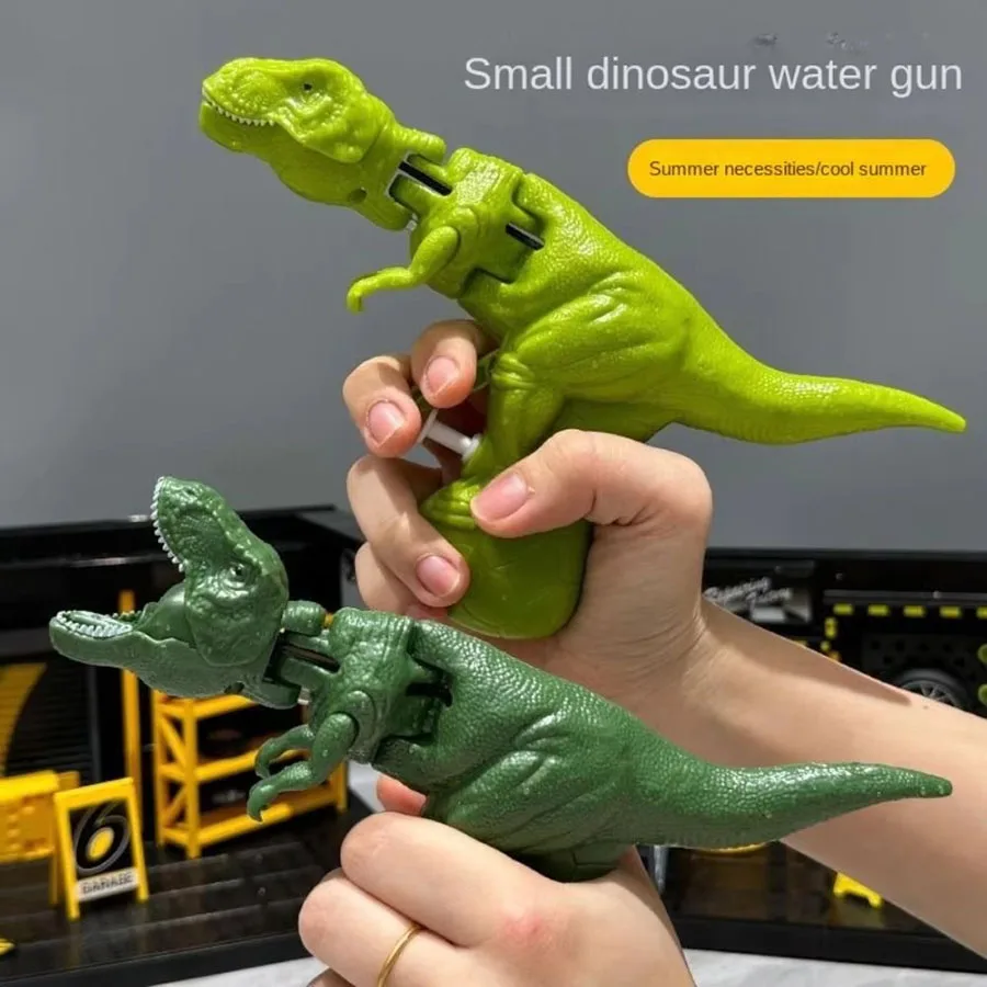 Dinosaur Shake Head Water Spary Toy Children's Water Toys Dino Spray Shooting Pressing Grip Squirt Toy Boy Summer Beach water guns,water toy launcher