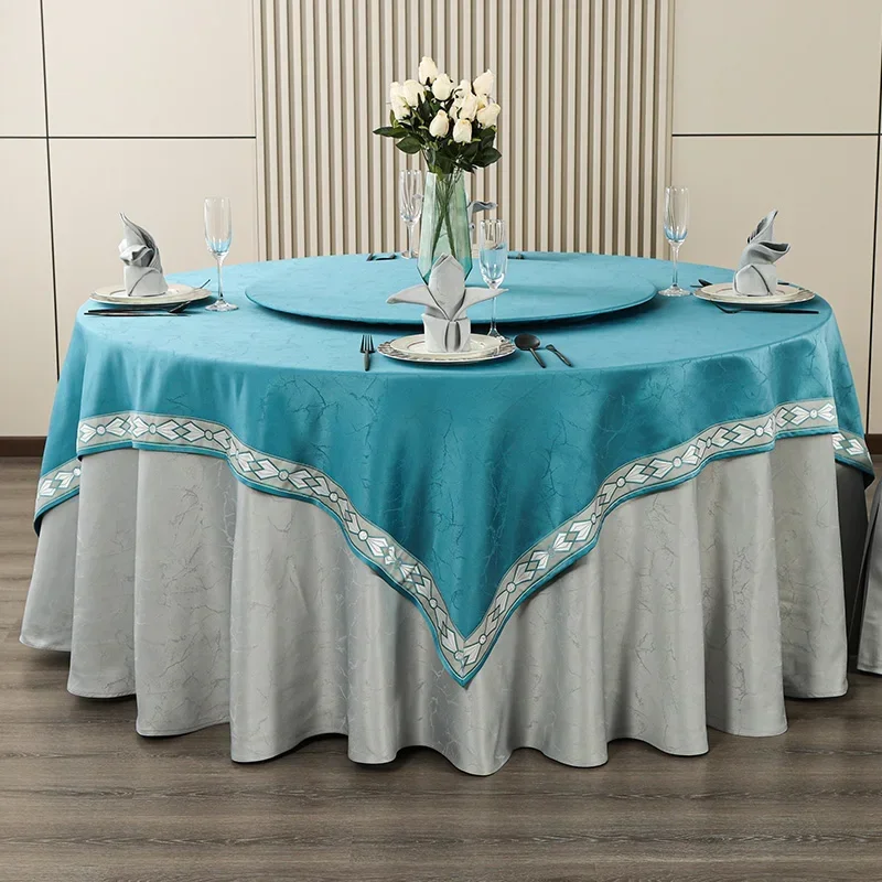 

137069 PVC Imported dining table cloth with oil proof, waterproof, light luxury and high-end feel, rectangular tablecloth with