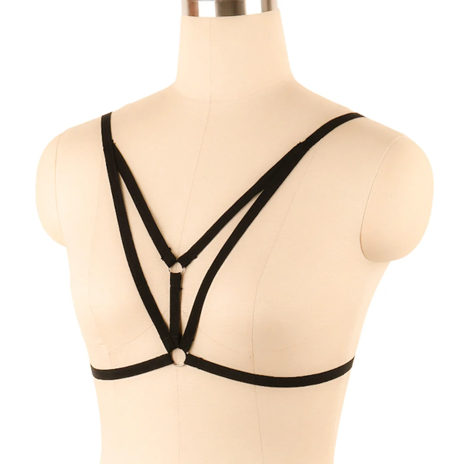 Sexy Deep V Strap Bra Bamboo like Cross Border Sale Tempting Lingerie Special Use Clothing from Mainland China