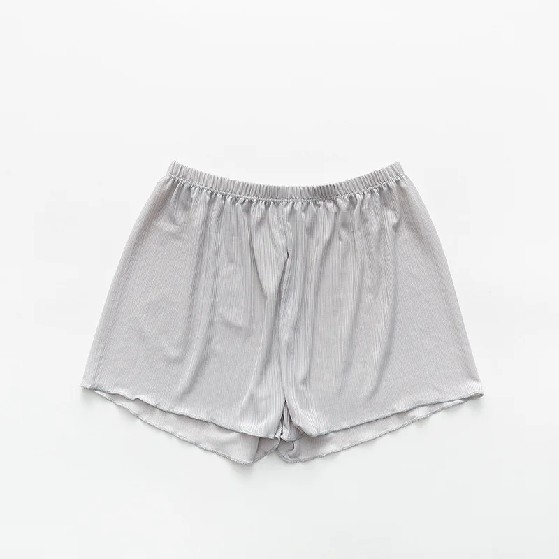 Pantaloni Di Sicurezza Da Donna A Vita Alta In Seta Di Ghiaccio - Foto 11