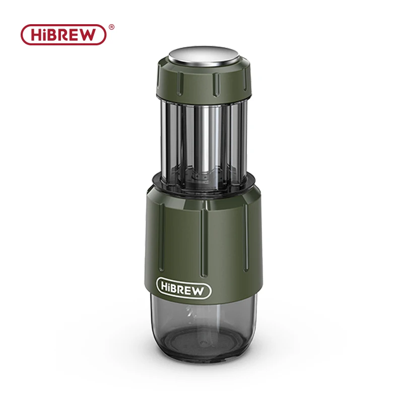 HiBREW 2 in 1 ポータブルコーヒーマシン温水/冷水手動
