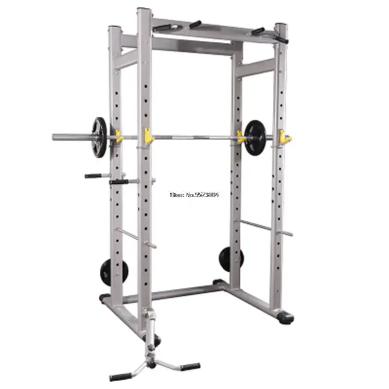 Telaio Da Allenamento Squat Multifunzionale Full Frame Squat Rack Panca Pressa Panca Pesi Barre Parallele Allenamento Completo