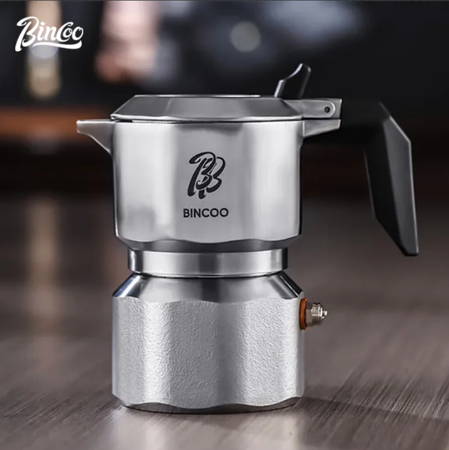 Bincoo Three Valve Mocha Pot 316 Stainless Steel Household Small