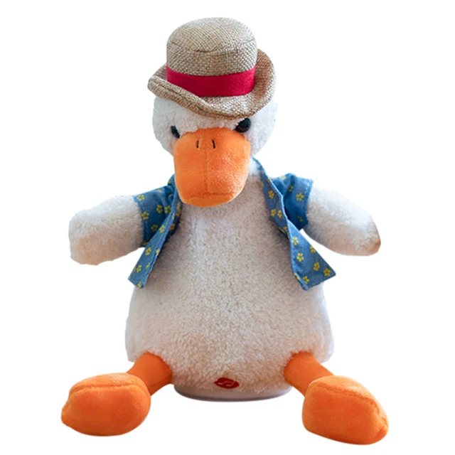 Talking Duck Plush Toys Repeat What You Say Funny Stuffed Toys For Kids Learning Toy