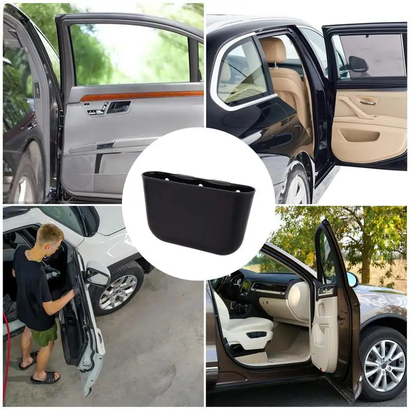 Car Garbage Bin Universal Small Rubbish Container Box Car Wastebasket Interior Accessories For SUV RV Mini Van Truck Sports