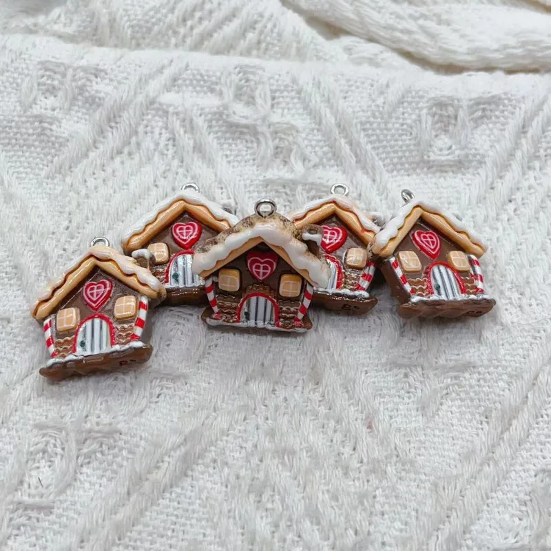 

10 шт., круглые серьги-подвески из смолы