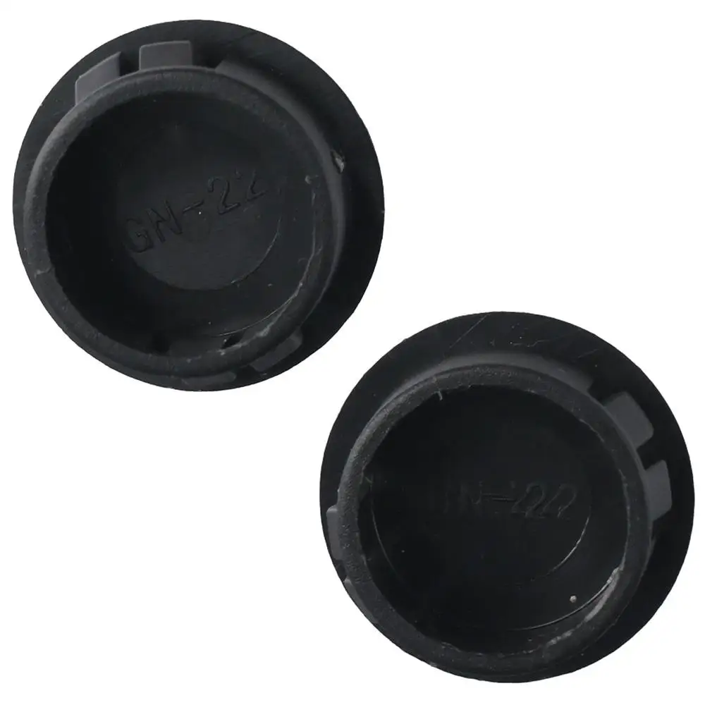 25pcs Lightweight Plastic Hole Plugs 25mm/0.98inch Hardwood Panel Hole 22.2mm/0.87inch Black Pipe Insert End Caps