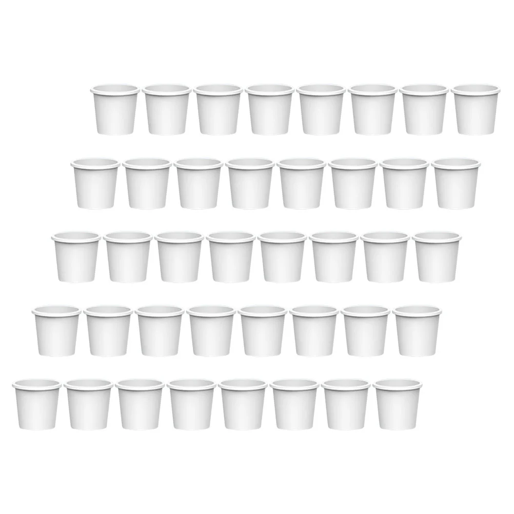 40 Pcs Children's Water Dispenser Paper Cup Kids Toys Mini Taste Childrens Kitchen Playset Small Cups for
