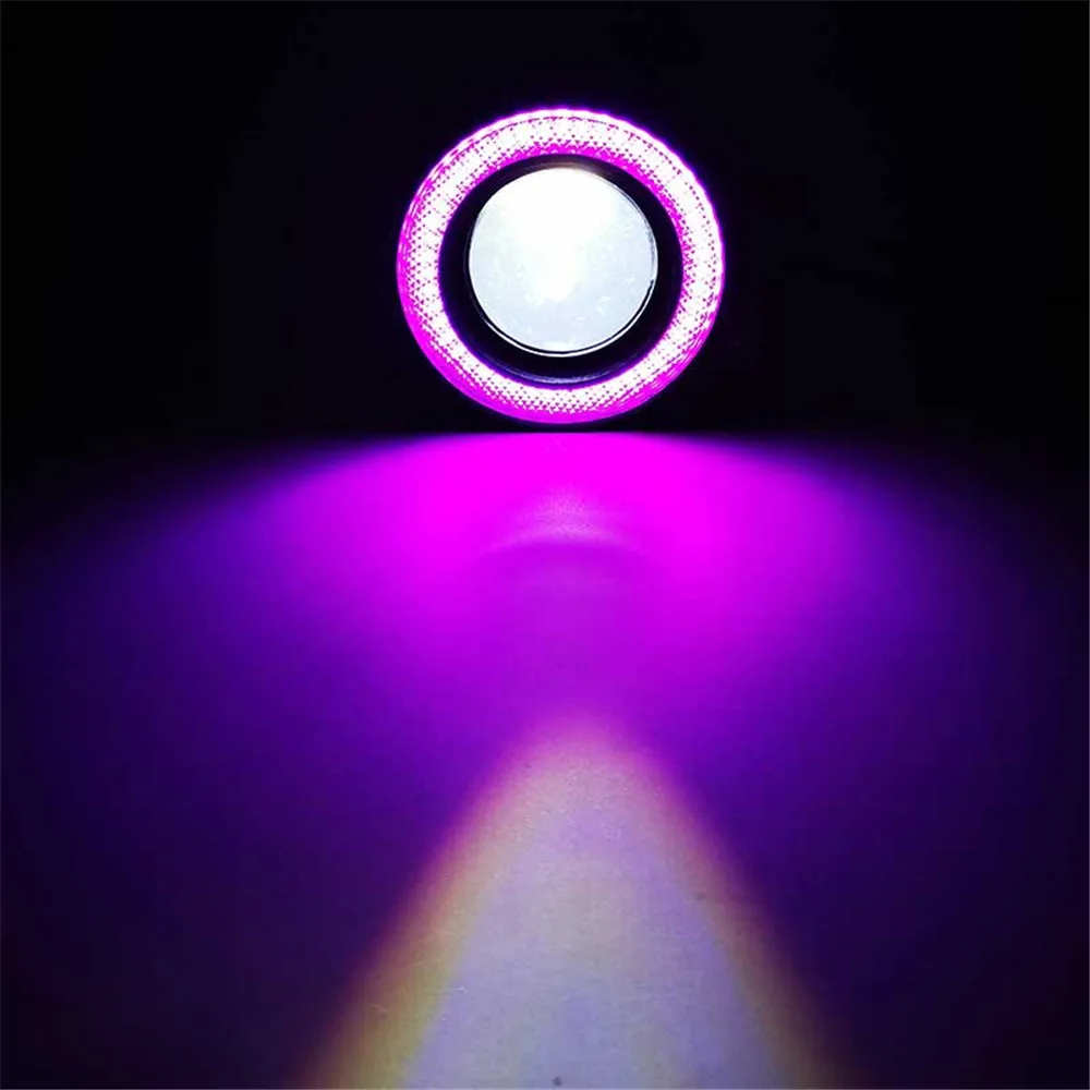 Led Fog Angel Eyes Modification Fog Light Pair 3.5in LED Fog Lights Angel Eyes With COB - View #8
