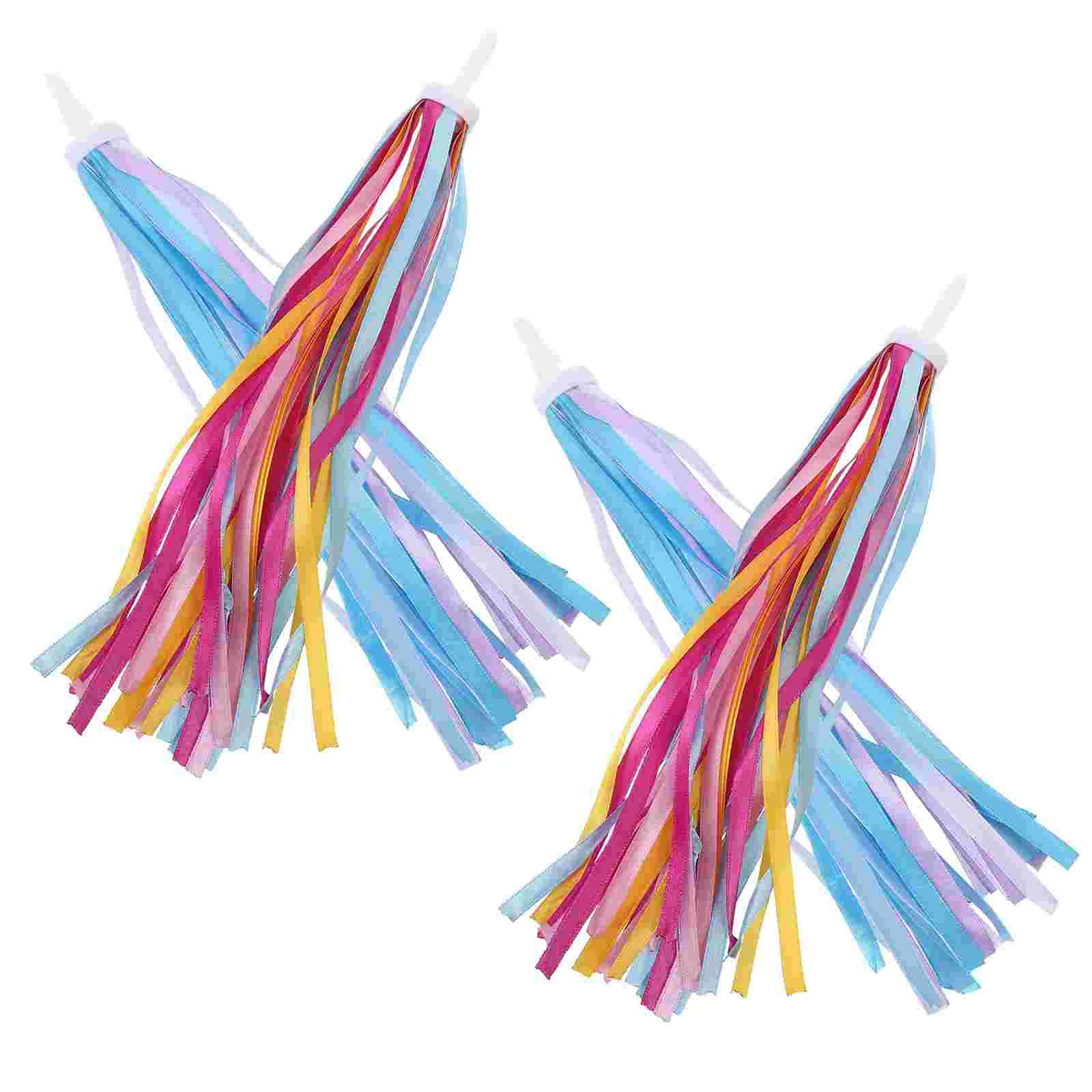 

of Colorful Bike Streamers Scooter Tassels Handlebar Decorative Streamers